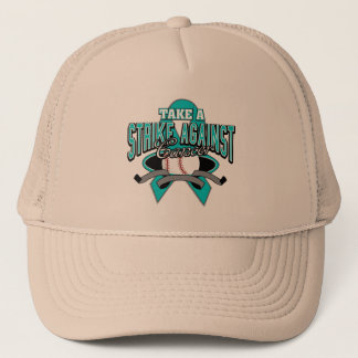 Gorra De Camionero Tome una huelga contra cáncer ovárico