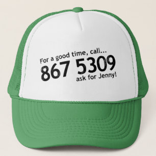 Gorra De Camionero Tommy 867 5309 Tutone