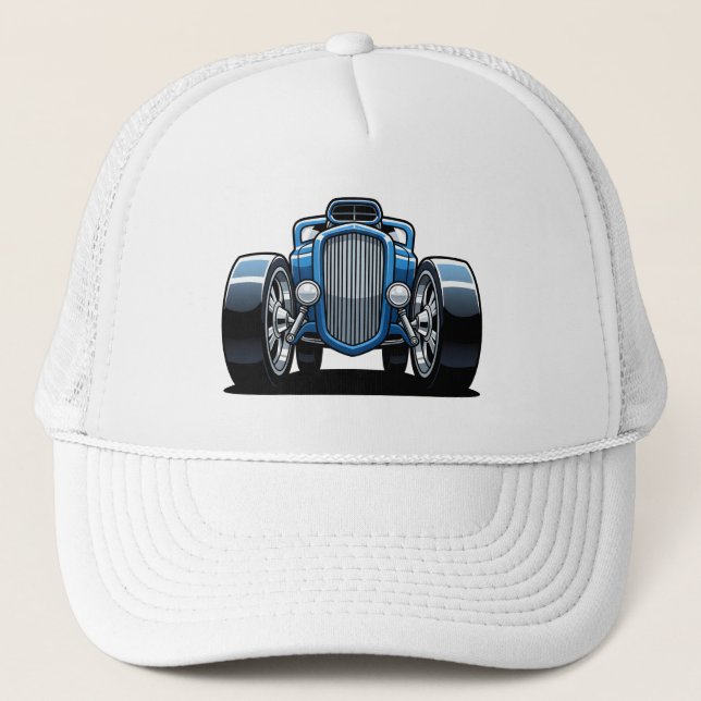 Gorra De Camionero Toon Hotrod Art (Anverso)