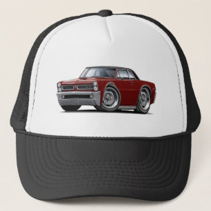 Gorra De Camionero Top Marrón-Negro de 1965 GTO