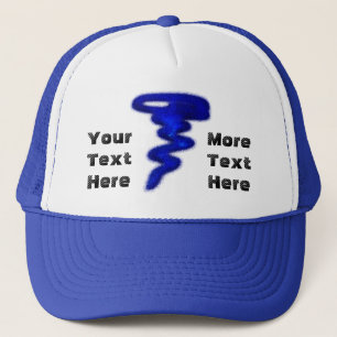 Gorra De Camionero Tornado Azul