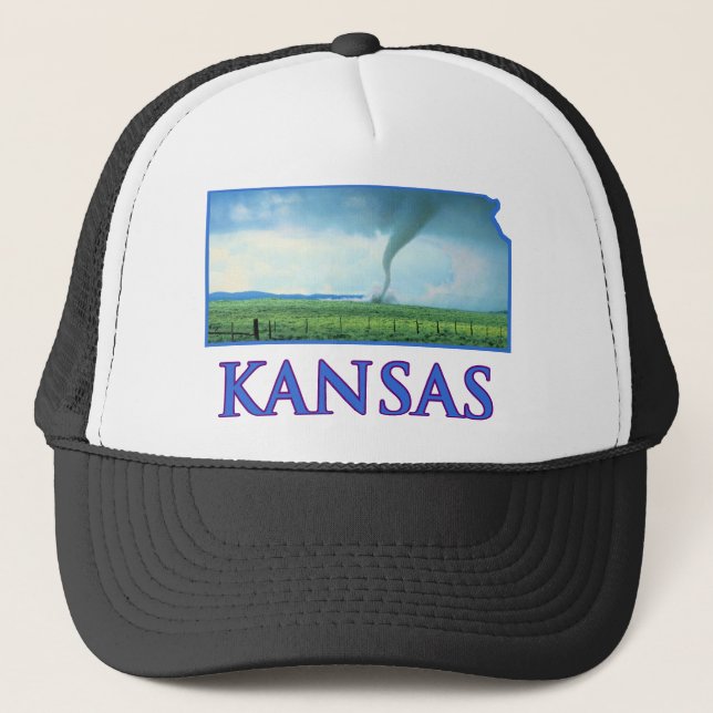 Gorra De Camionero Tornado de Kansas (Anverso)