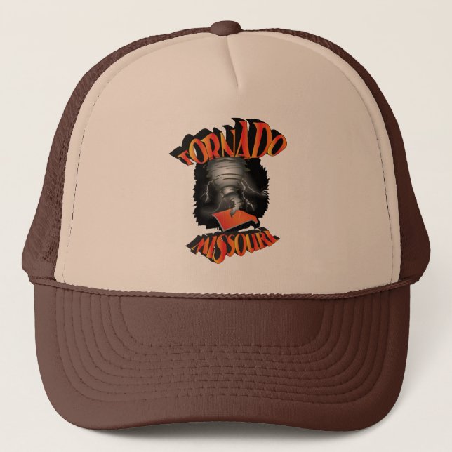 Gorra De Camionero Tornado Missouri (Anverso)