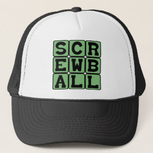 Gorra De Camionero Tornillo loco, tipo de lanzamiento o comedia