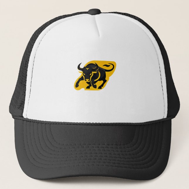 Gorra De Camionero Toro de carga - Poder en movimiento (Anverso)