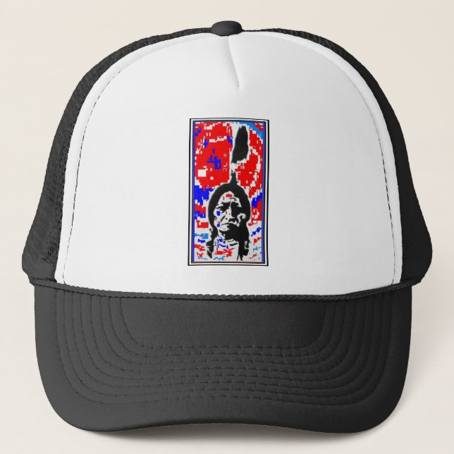Gorra De Camionero toro de sentada América (Anverso)