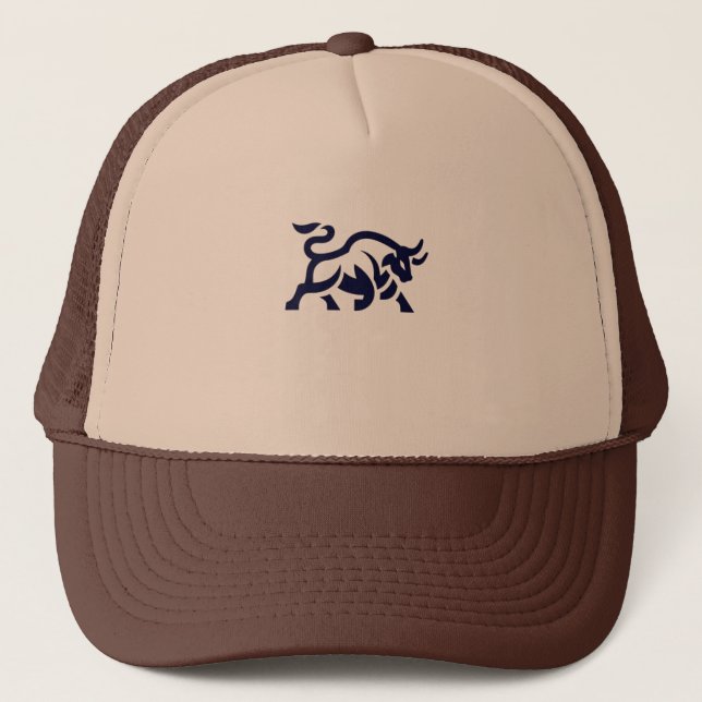 Gorra De Camionero Toro de sombra - Tee de poder en movimiento (Anverso)