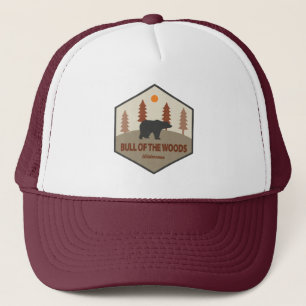 Gorra De Camionero Toro Del Bosque Silvestre Oregon Bear