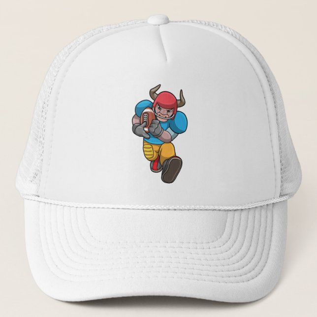 Gorra De Camionero Toro en deportes con fútbol y casco (Anverso)