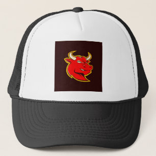 Gorra De Camionero toro rojo