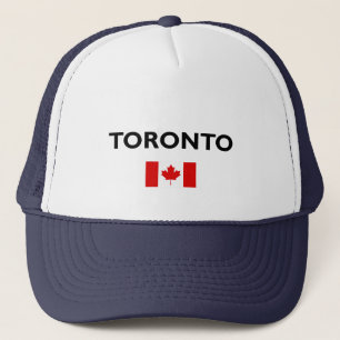 Gorra De Camionero Toronto Canadá Bandera canadiense color claro