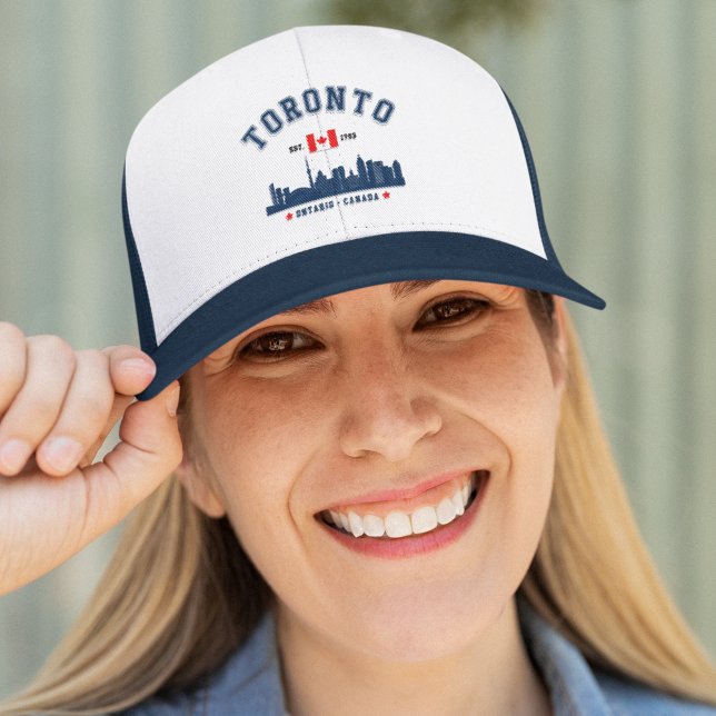 Gorra De Camionero Toronto Canada Skyline City (Subido por el creador)