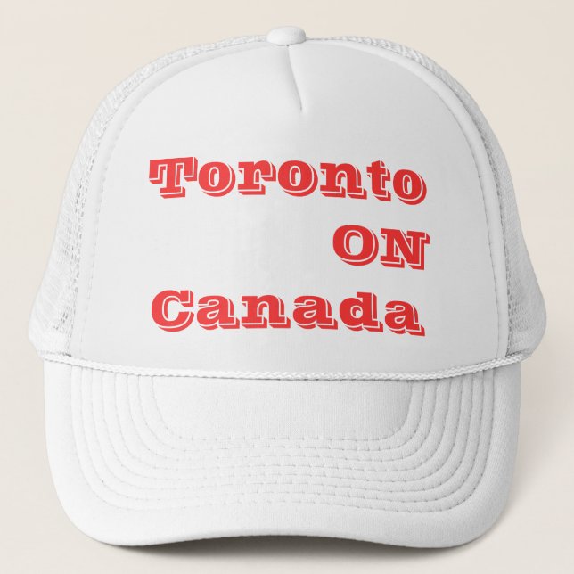 Gorra De Camionero Torontoontario Canadá (Anverso)