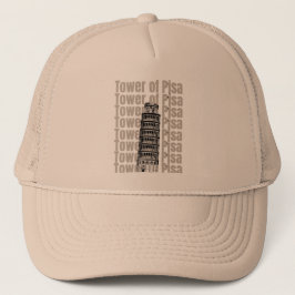 Gorra De Camionero Torre De Pisa