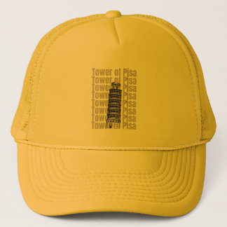 Gorra De Camionero Torre De Pisa. Torre Famosa de Italia. Estética