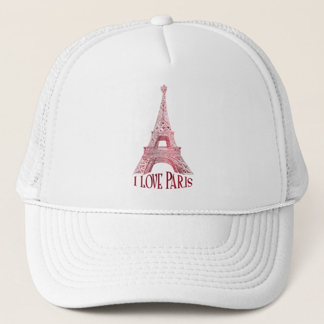 Gorra De Camionero Torre Eiffel (Anverso)