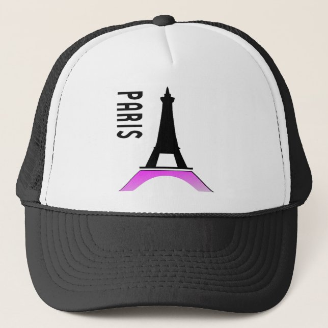 Gorra De Camionero Torre Eiffel de París (Anverso)