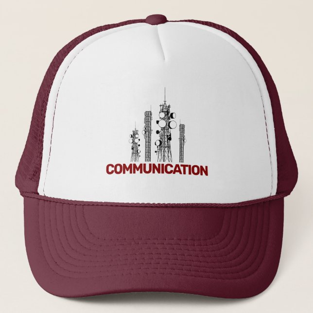 Gorra De Camionero Torres de comunicación (Anverso)