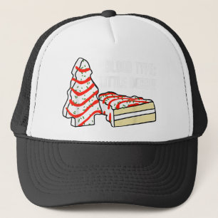 Gorra De Camionero Torta de refrigerio de árbol de Navidad tipo sang