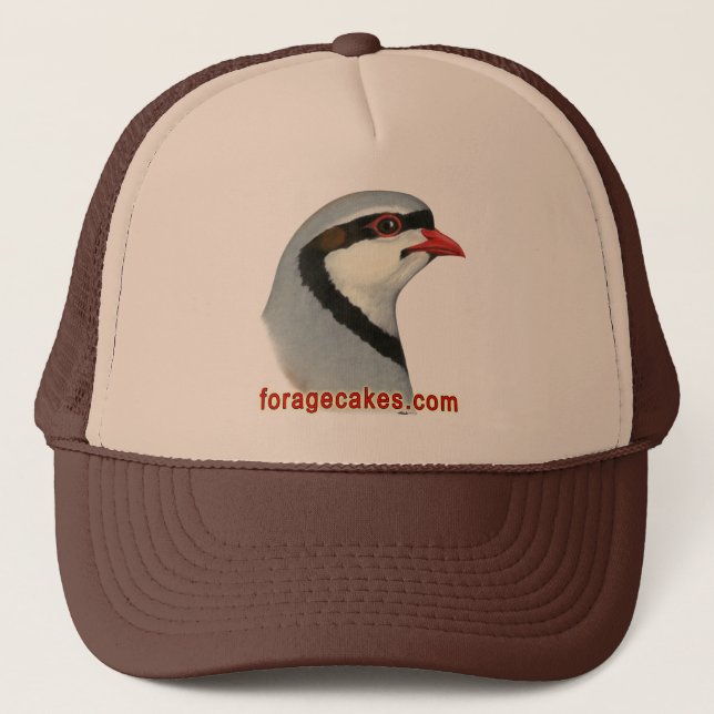 Gorra De Camionero Tortas del forraje:  Perdiz de Chukar (Anverso)