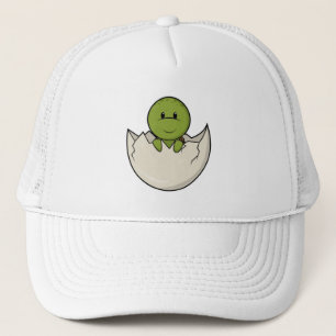 Gorra De Camionero Tortuga como bebé con caparazón de huevo
