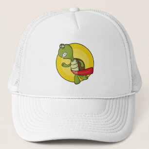 Gorra De Camionero Tortuga como corredora en footing