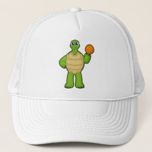Gorra De Camionero Tortuga de baloncesto con baloncesto