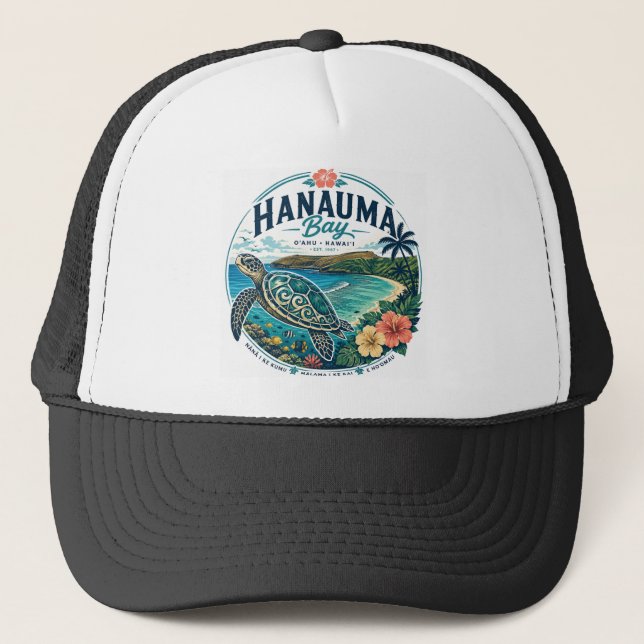 Gorra De Camionero Tortuga de Hawái (Anverso)