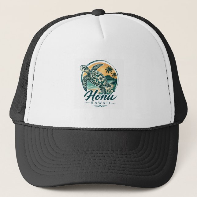 Gorra De Camionero Tortuga de Hawái (Anverso)