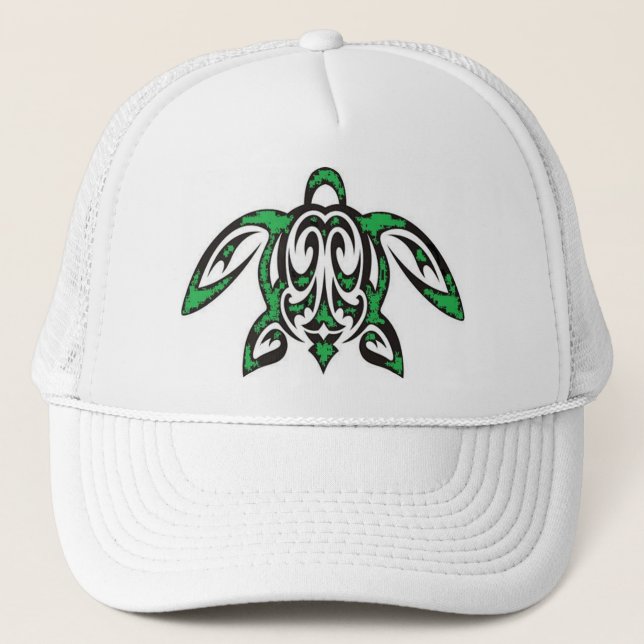Gorra De Camionero Tortuga de mar verde (Anverso)