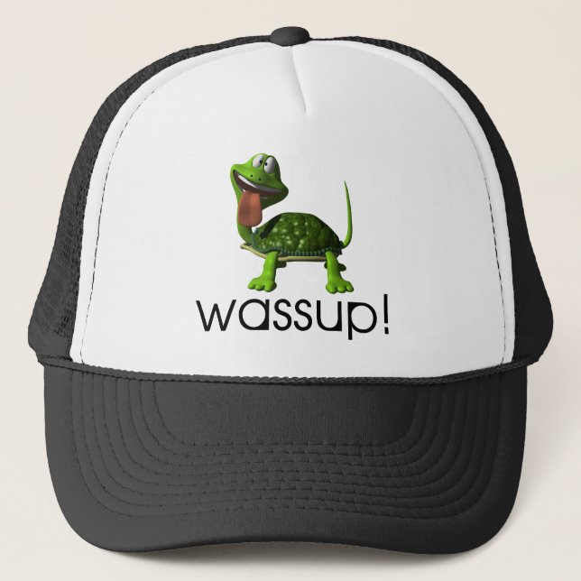 Gorra De Camionero Tortuga de Wassup (Anverso)