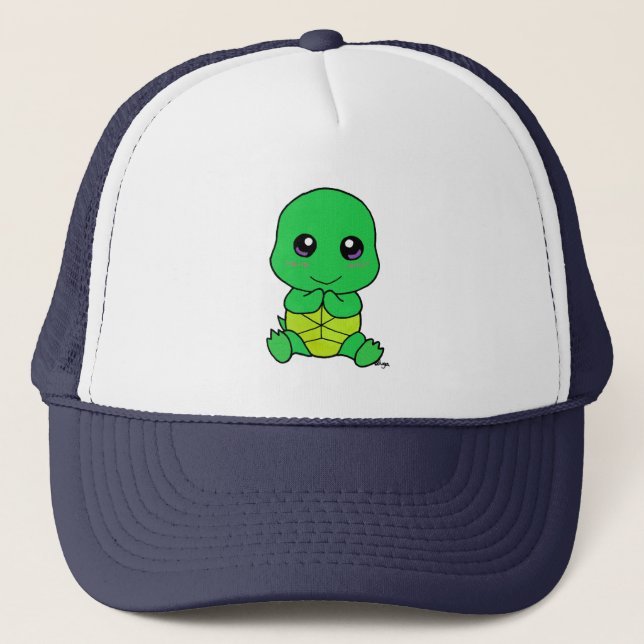 Gorra De Camionero Tortuga del bebé (Anverso)