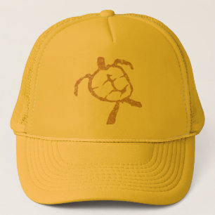 Gorra De Camionero tortuga dorada