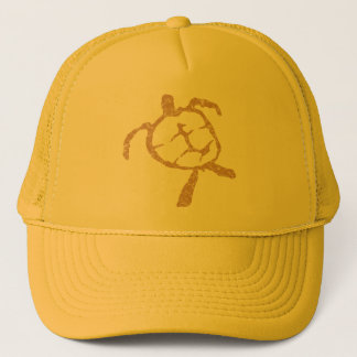 Gorra De Camionero tortuga dorada