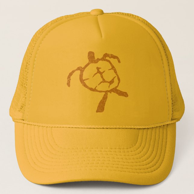 Gorra De Camionero tortuga dorada (Anverso)