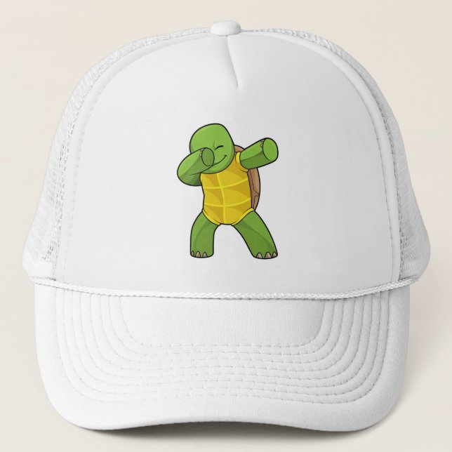 Gorra De Camionero Tortuga en Hip Hop Dance Dab (Anverso)