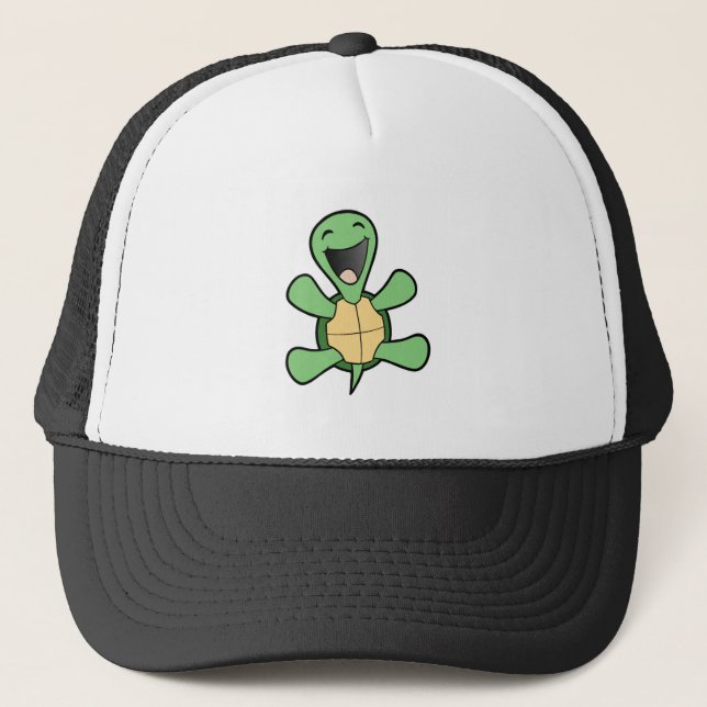Gorra De Camionero Tortuga feliz (Anverso)