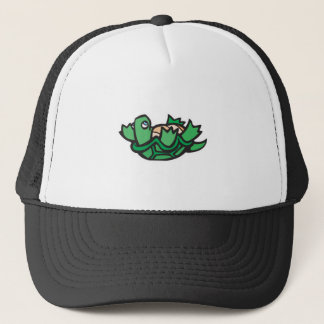 Gorra De Camionero tortuga linda boca arriba