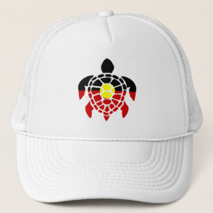Gorra De Camionero Tortuga marina aborigen australiana
