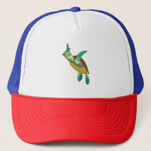 Gorra De Camionero Tortuga para bucear con tubo