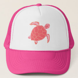 Gorra De Camionero Tortuga rosa suave