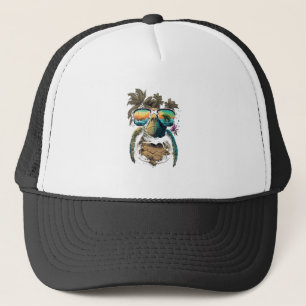 Gorra De Camionero Tortuga Tortugas Marinas Hawaianas Playa Hawaiana 