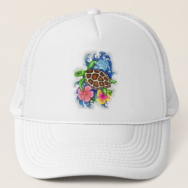 Gorra De Camionero Tortugas tropicales (Anverso)