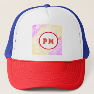 Gorra De Camionero Tote DE ESTILO MÍNIMO MODERNO MONOGRAM ELEGANTE SE