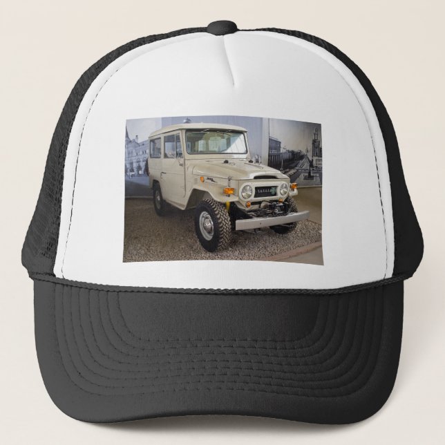 Gorra De Camionero Toyota aterriza el crucero BJ40 (Anverso)