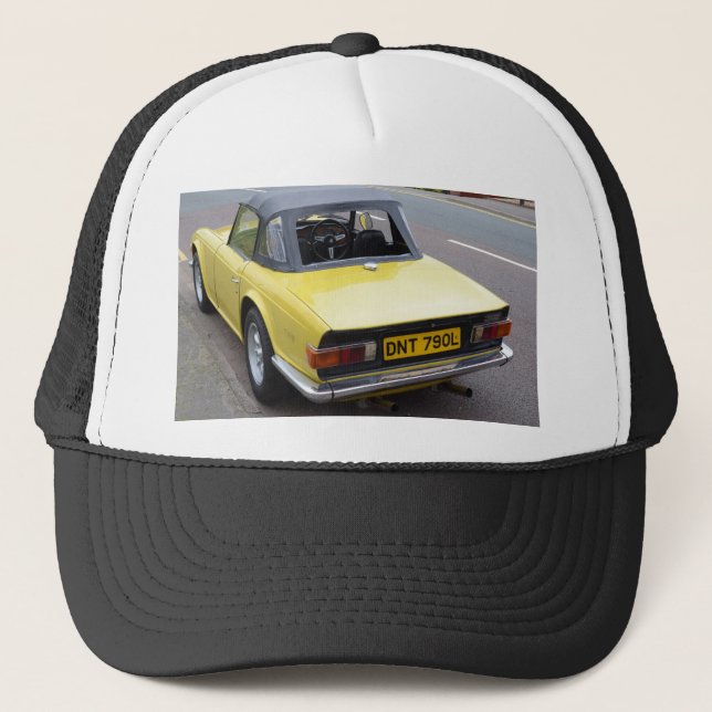Gorra De Camionero TR6 clásico Triumph Sportscar (Anverso)