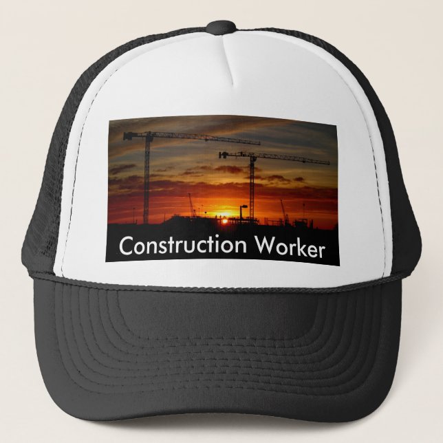 Gorra De Camionero Trabajador de construcción (Anverso)