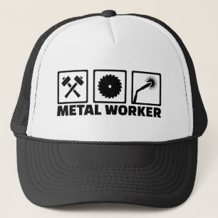 Gorra De Camionero Trabajador metalizado
