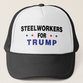 Gorra De Camionero Trabajadores de acero para Trump