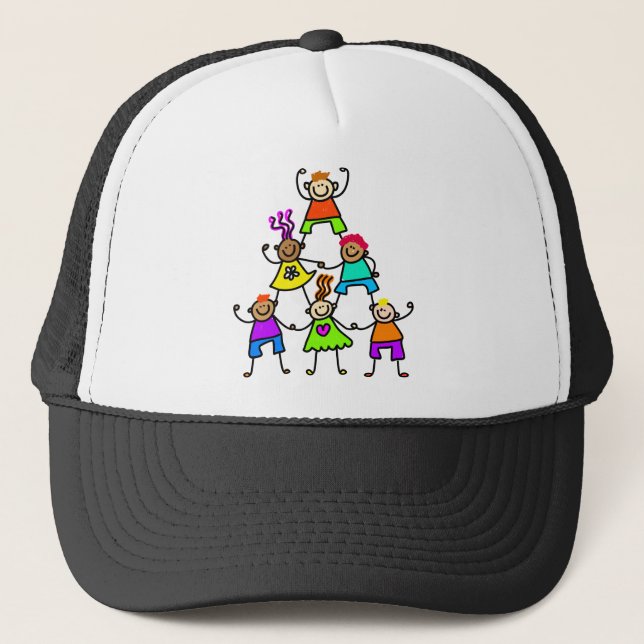 Gorra De Camionero Trabajo en equipo (Anverso)